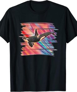 Orca Motif Whale Ocean Predator Design Orcas T-Shirt