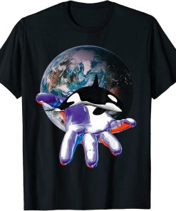 Orca Motif Whale Ocean Predator Animals Design Orcas T-Shirt